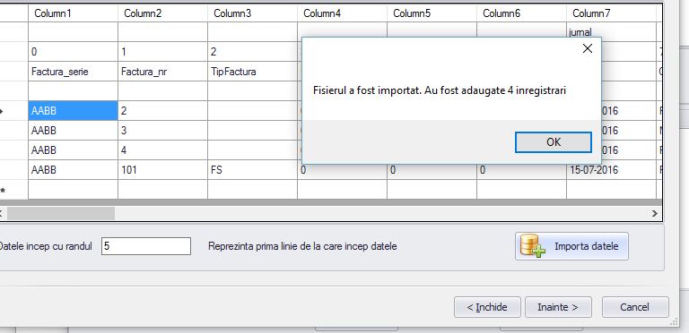 Genereare declaratie 394